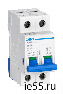 Выключатель нагрузки NH4 1P 100A (CHINT)