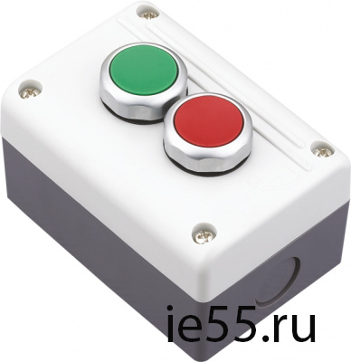 Кнопочный пост NPH1-3006, 1НО+1НЗ +сигн.лампа, АС/DC24В (CHINT)