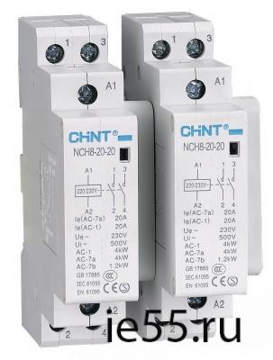 Контактор модульный NCH8-63/40 63A 4НО AC220/230В 50Гц (R) (CHINT)
